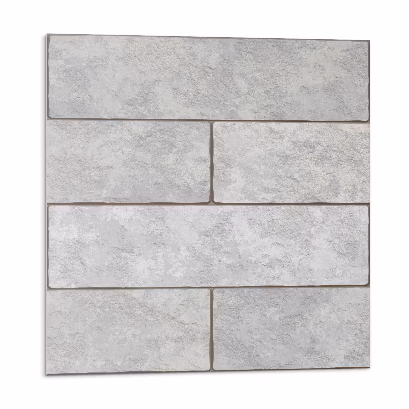 Kafelki samoprzylepne Wallfluent 20×20 cm Trójwymiarowy motyw cegieł 20 szt.