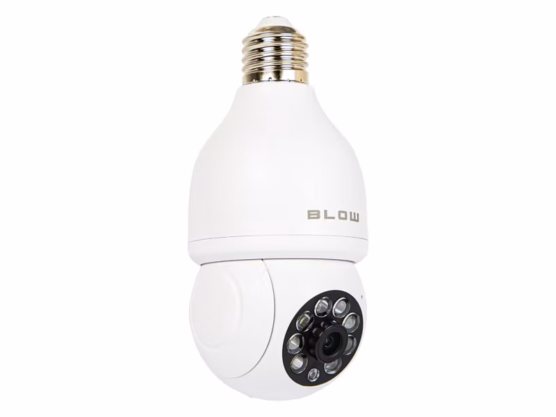 Kamera IP BLOW wewnętrzna obrotowa żarówka gwint E27 WiFi 3MP PTZ audio TUYA 1 szt.