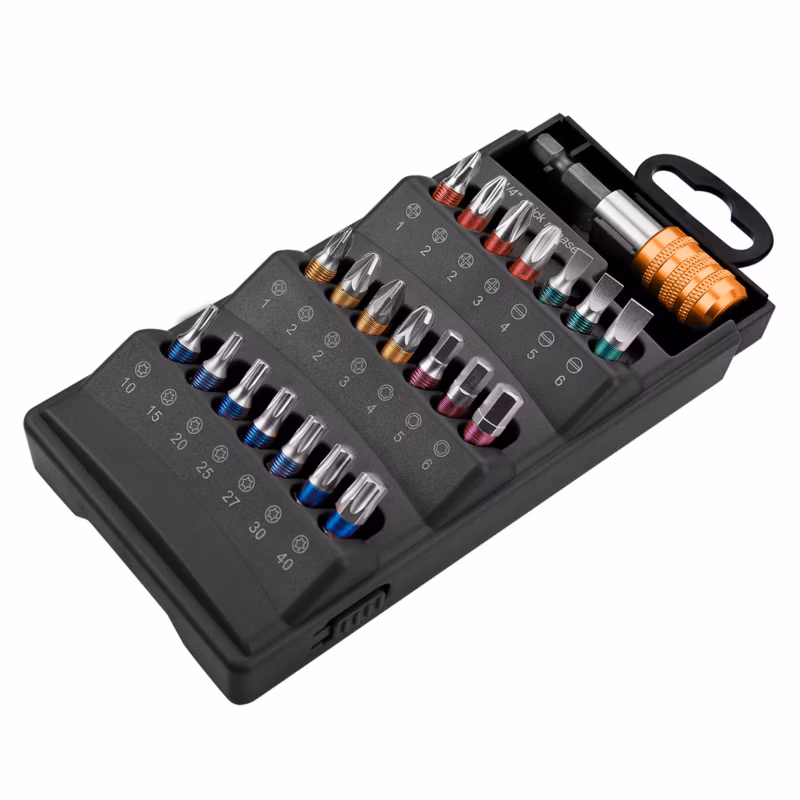 Końcówki wkrętakowe NEO TOOLS, zestaw 22 szt. 1 kpl