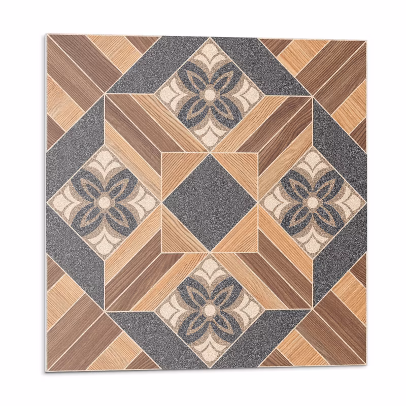 Kafelki samoprzylepne Wallfluent 50×50 cm Florystyczny design w subtelnych odcieniach 4 szt.