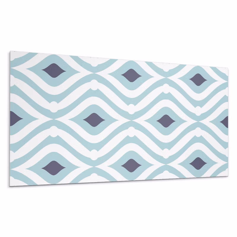 Kafelki samoprzylepne Wallfluent 40×20 cm Wzór fal i rombów 10 szt.
