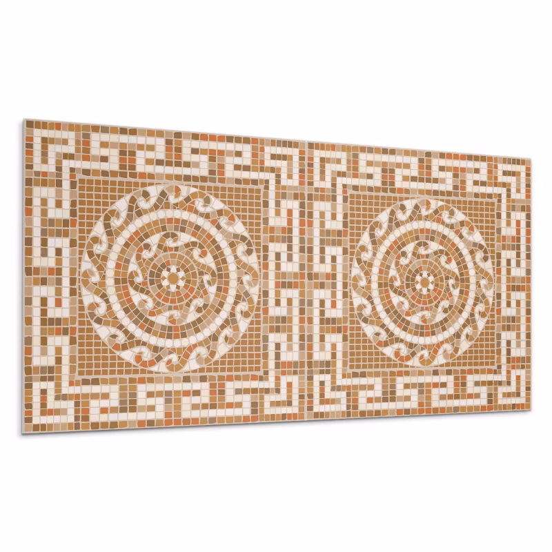 Kafelki samoprzylepne Wallfluent 60×30 cm Okrągły motyw mozaiki 6 szt.