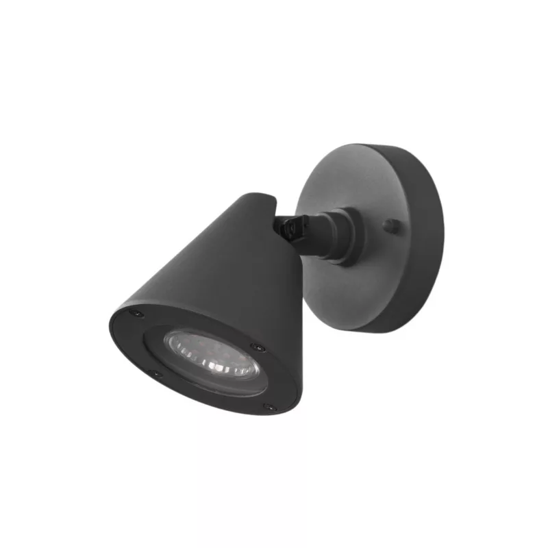 Kinkiet ścienny zewnętrzny Trio Kaveri antracyt 1 x GU10 x IP44 wym: 14 x 10 x 10 cm – 1 szt.