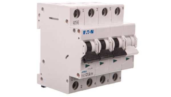 Wyłącznik nadprądowy 3P+N C 1,6A 15kA AC FAZ C16/3N 278962