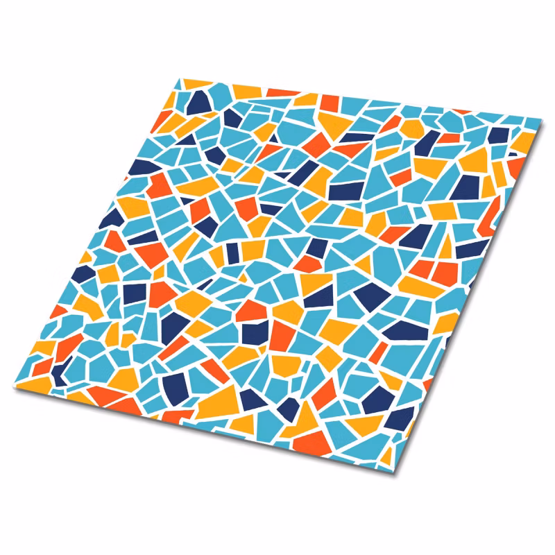 Kafelki samoprzylepne Tulup 30×30 cm Kolorowa mozaika 9 szt.