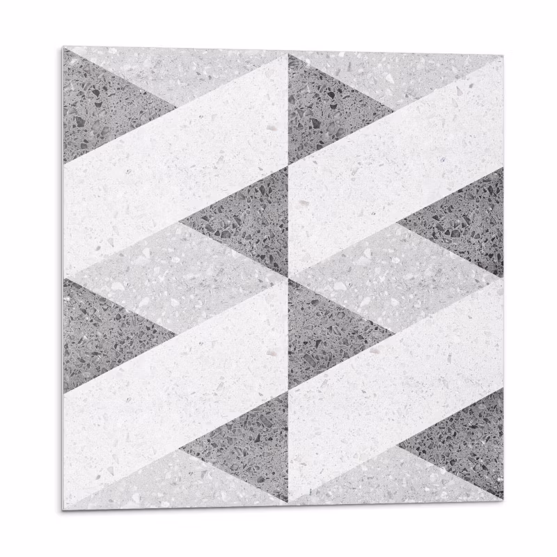 Kafelki samoprzylepne Wallfluent 30×30 cm Geometryczne zestawienia w kontrastach 9 szt.