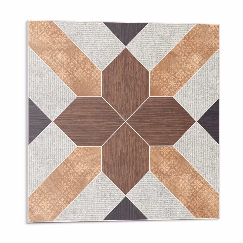 Kafelki samoprzylepne Wallfluent 50×50 cm Abstrakcyjny motyw geometryczny 4 szt.