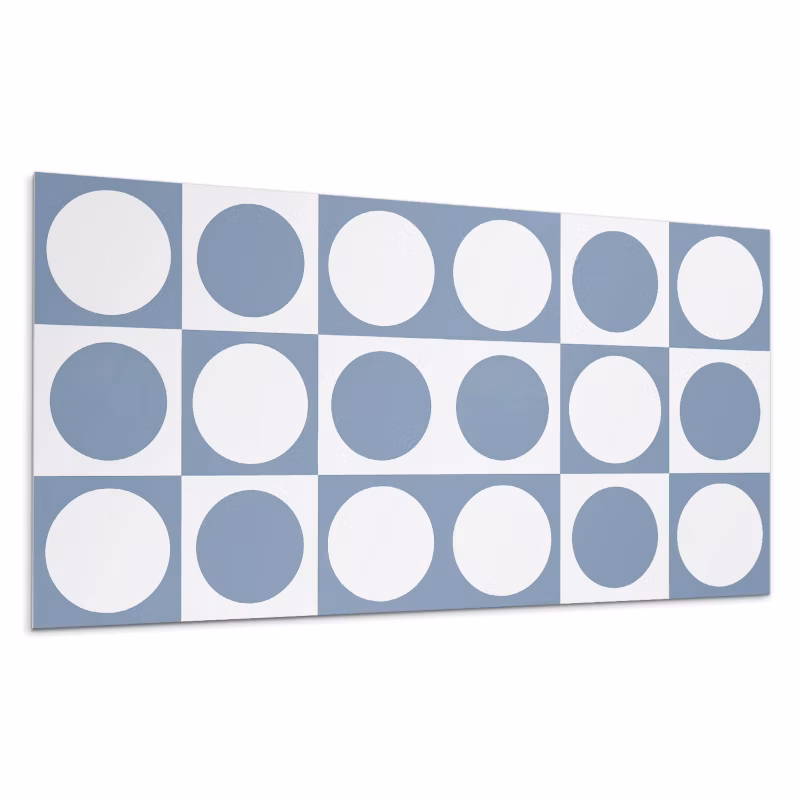 Kafelki samoprzylepne Wallfluent 60×30 cm Siatkowe kręgi w geometrycznym stylu 6 szt.