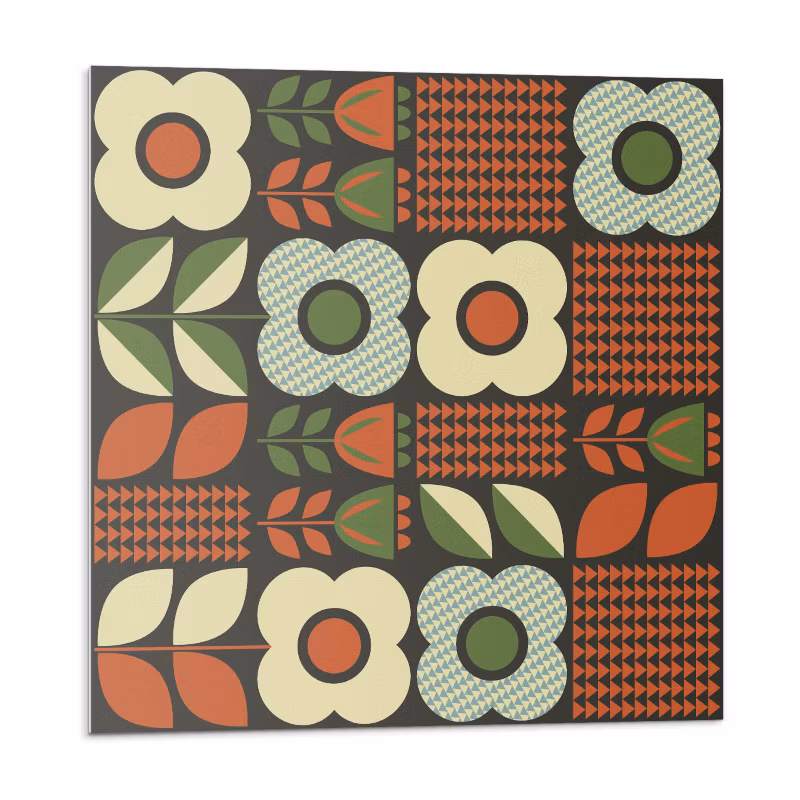 Kafelki samoprzylepne Wallfluent 20×20 cm Roślinne wzory i formy 20 szt.
