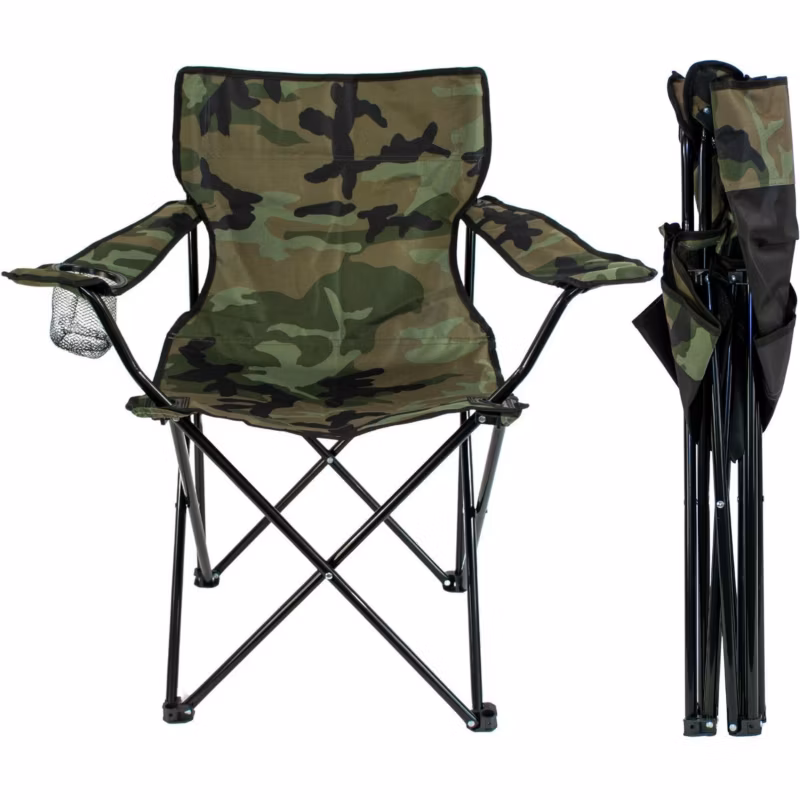 Krzesło Enero Camp turystyczne składane 50X50X80cm camuflage 1szt