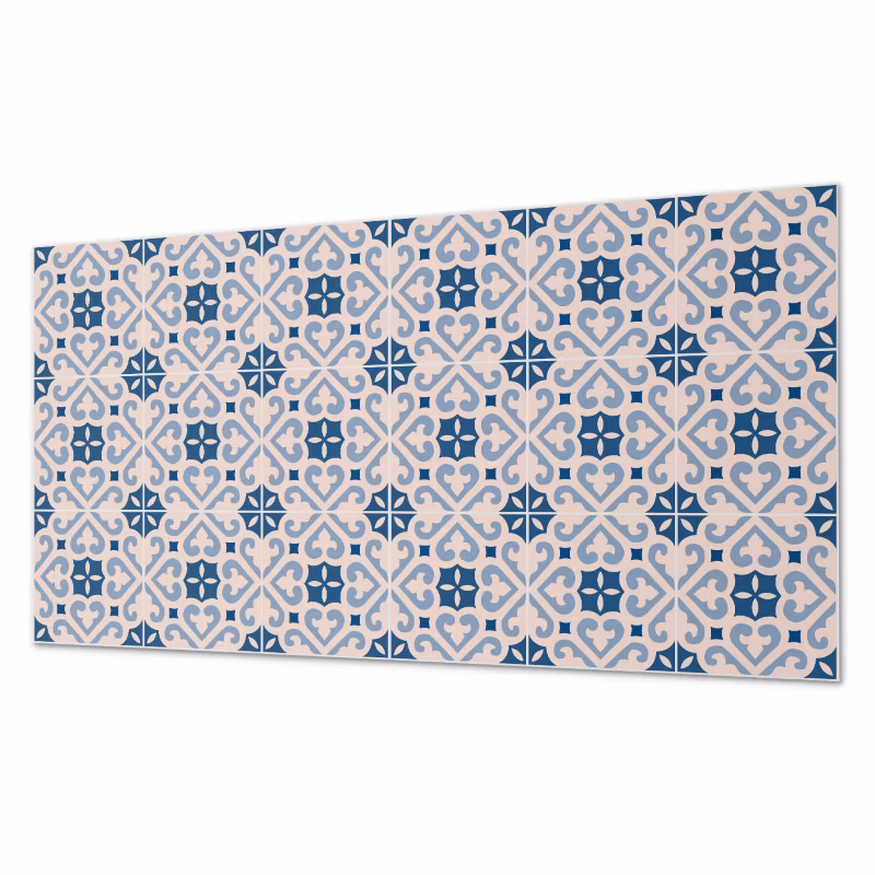 Komplet Kafelków PCV ArtPrintCave 60×30 cm Wzór z ornamentami na płytkach 6 szt.