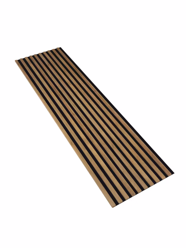 Lamele na Czarnej Płycie Ścienne SunWood 275x58cm Panel Dekoracyjny Dąb Riviera 1 szt.