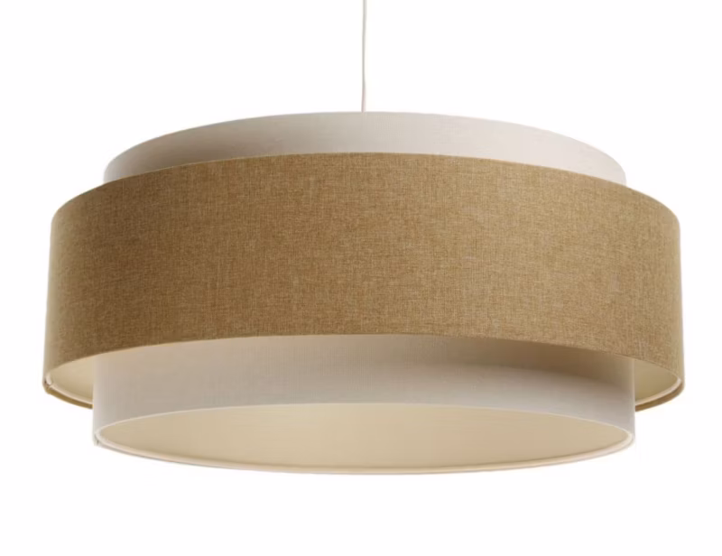 Lampa Bps Koncept wisząca ERUTAN DUDU kremowa/żółta 1 szt