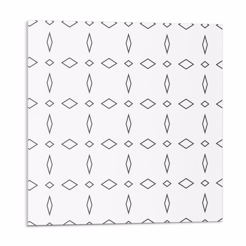 Kafelki samoprzylepne Wallfluent 30×30 cm Wzór rombów w stylu geometrycznym 9 szt.