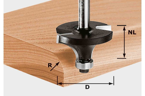 Frez do zaokr. HW D28,7/R8 KL Festool 491014