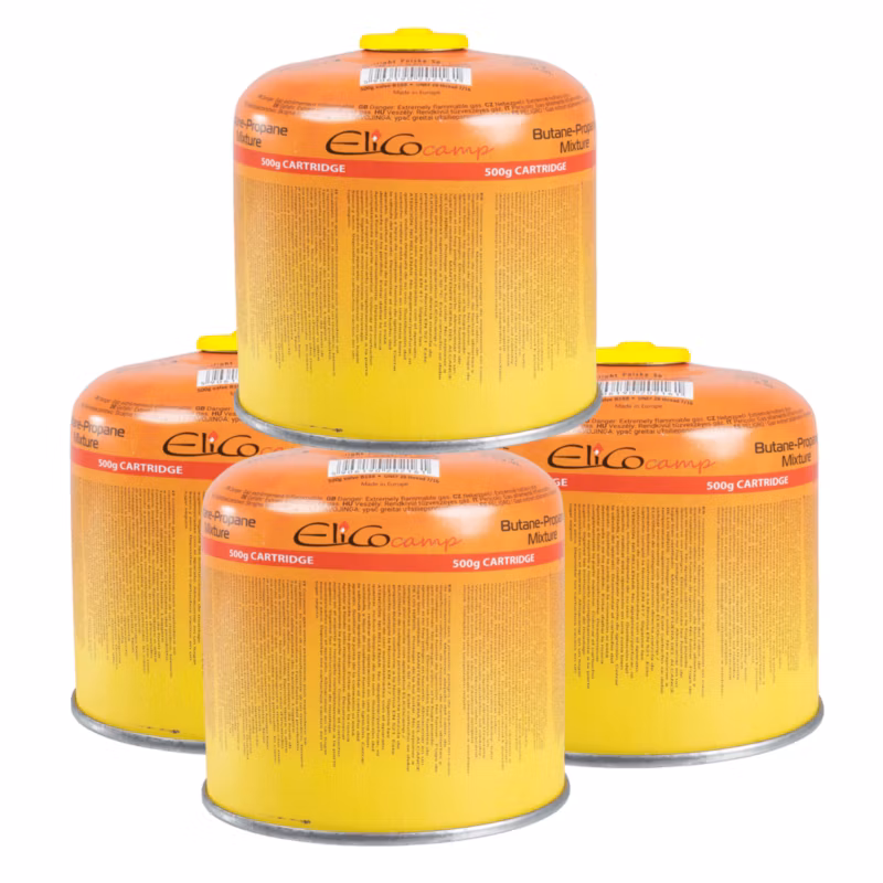 Kartusz nabój gazowy nakręcany 500g/900ml do kuchenek turystycznych 4 sztuk ZESTAW 1szt.