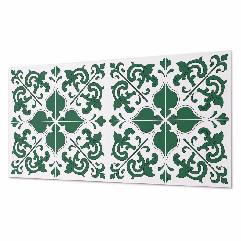 Komplet Kafelków Samoprzylepnych ArtPrintCave 60×30 cm Wzór roślinny z ornamentami 6 szt. 4070095669778