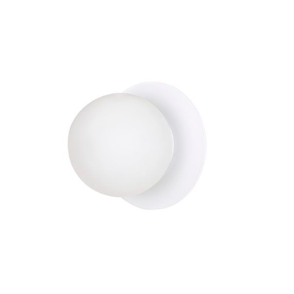 Kinkiet ścienny Emibig Minerva biały 1 x E14 x 10W IP20 wym: 15 x 15 cm – 1 szt.