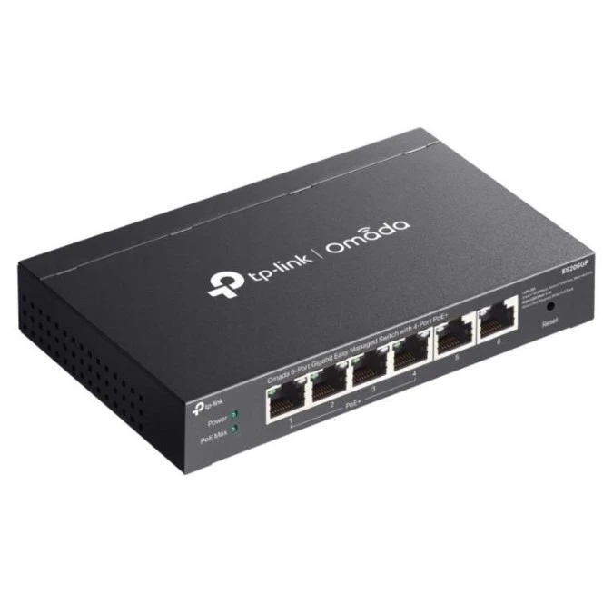 SWITCH POE TL‑ES206GP 6‑PORTOWY TP‑LINK