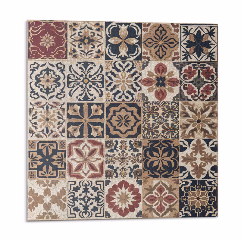 Kafelki samoprzylepne Wallfluent 20×20 cm Układ mozaikowych wzorów 20 szt.