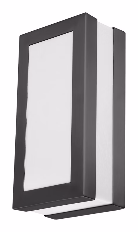 Kinkiet ścienny zewnętrzny Rabalux Stuttgart antracytowo-biały 1 x E27 x 14W IP44 wym: 25 x 12,5 x 8,5 cm – 1 szt.