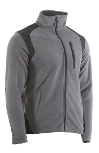 Bluza polarowa z wzmocnieniami na zamek, szara, rozmiar XL L4010504 Lahti Pro