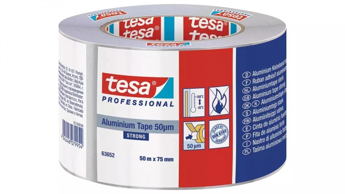 Taśma aluminiowa 50m:75mm, 63652‑00003‑01