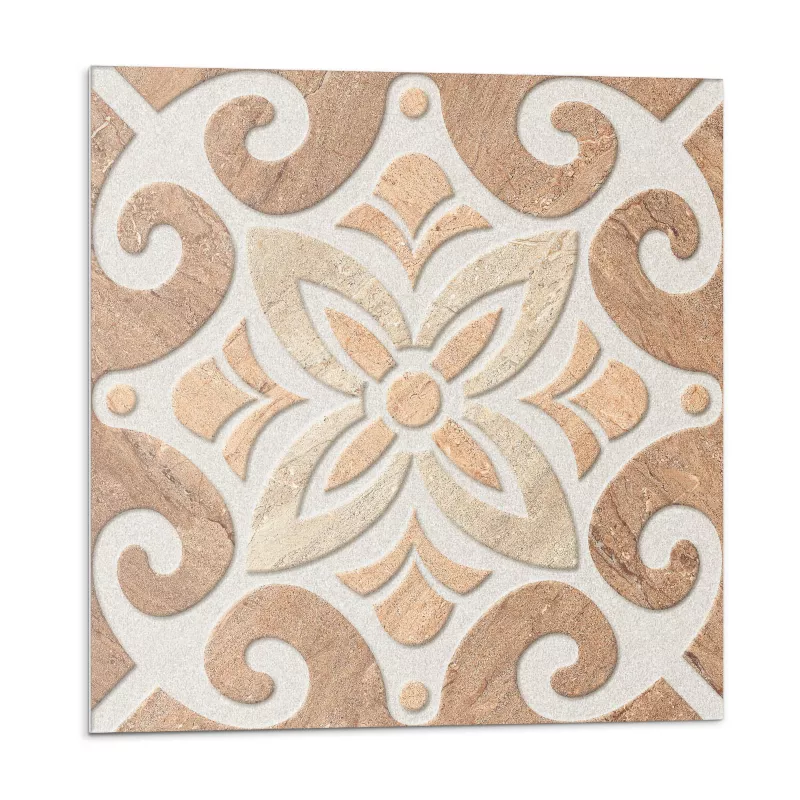 Kafelki samoprzylepne Wallfluent 30×30 cm Ornamentalny wzór kwiatów w stylu klasycznym 9 szt.