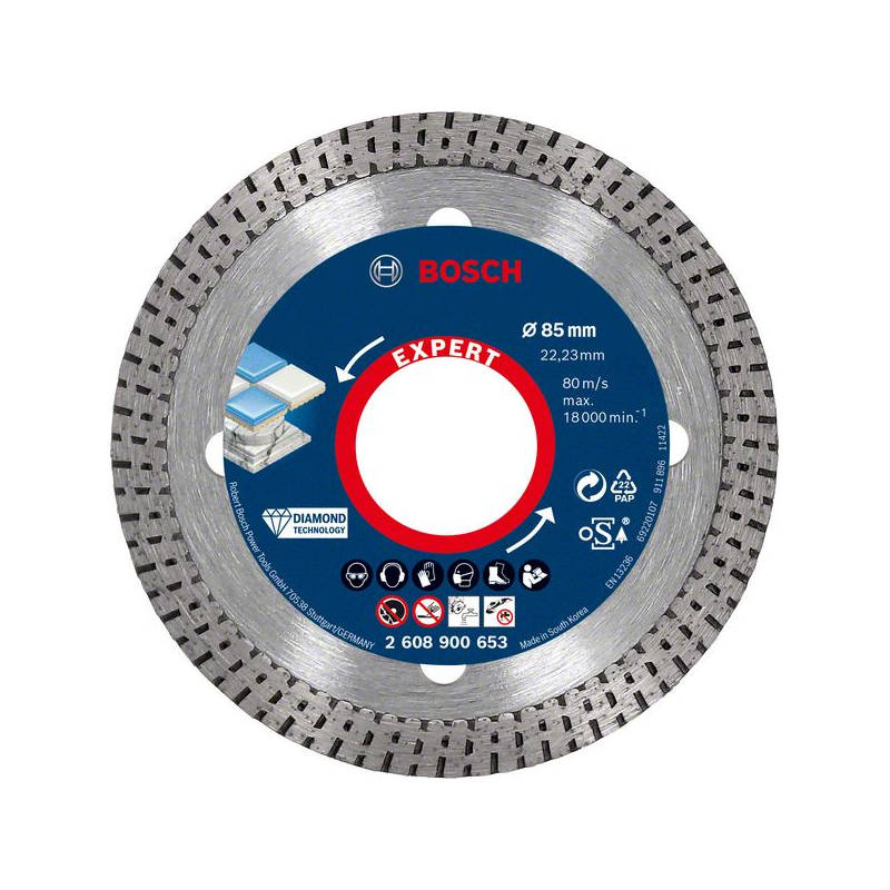 Tarcza do cięcia Bosch EXPERT HardCeramic 85×1,6x7mm diamentowa