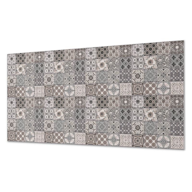 Komplet Kafelków PCV ArtPrintCave 60×30 cm Wzory mozaikowe na tle 6 szt.