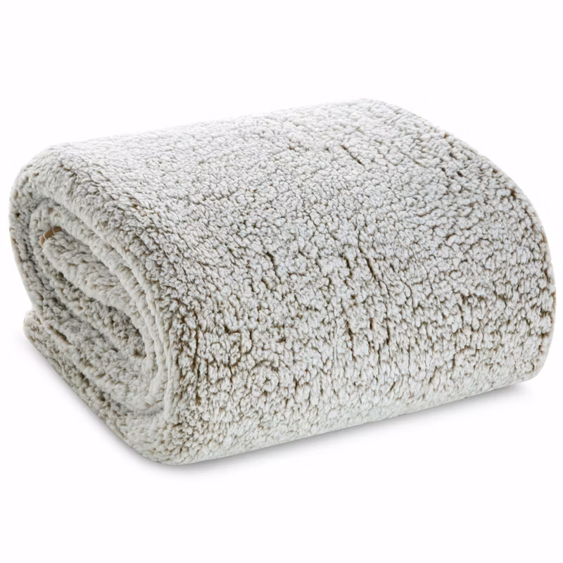 Koc KOALA Eurofirany 200×220 beżowy miękki gruby 1 szt.