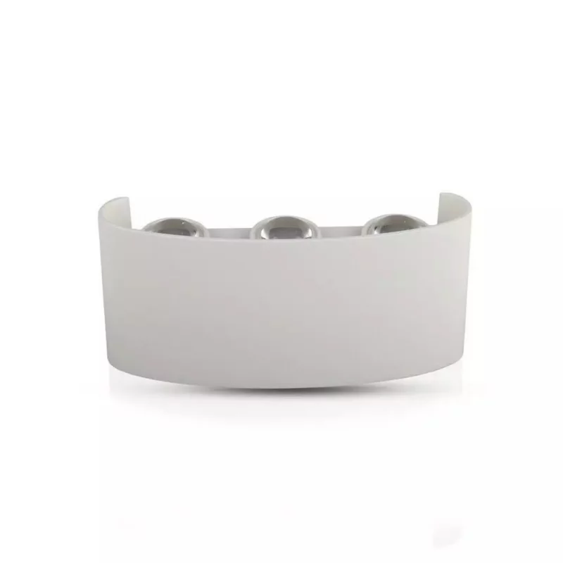 Kinkiet V-TAC Vt-846 biały góra-dół LED 6W 3000K 630lm IP54 wym: 4 x 17 x 8 cm – 1 szt.