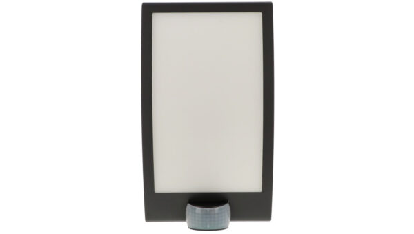 Oprawa elewacyjna z czujnikiem ruchu i zmierzchu Steinel L 22 S PIR max. 60W E27 IP44 IK03 230V antracyt / nierdzewna ST035709