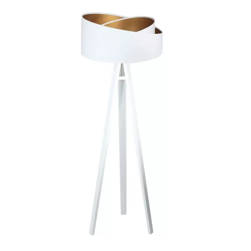 Lampa Bps Koncept stojąca GEMSTONE biała/złota 1 szt