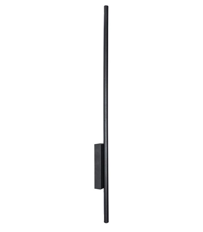 Kinkiet ścienny zewnętrzny IdeaLED Luna czarno-biały LED 12W 4000K 780lm IP54 wym: 90 x 5 x 5 cm akryl – 1 szt.
