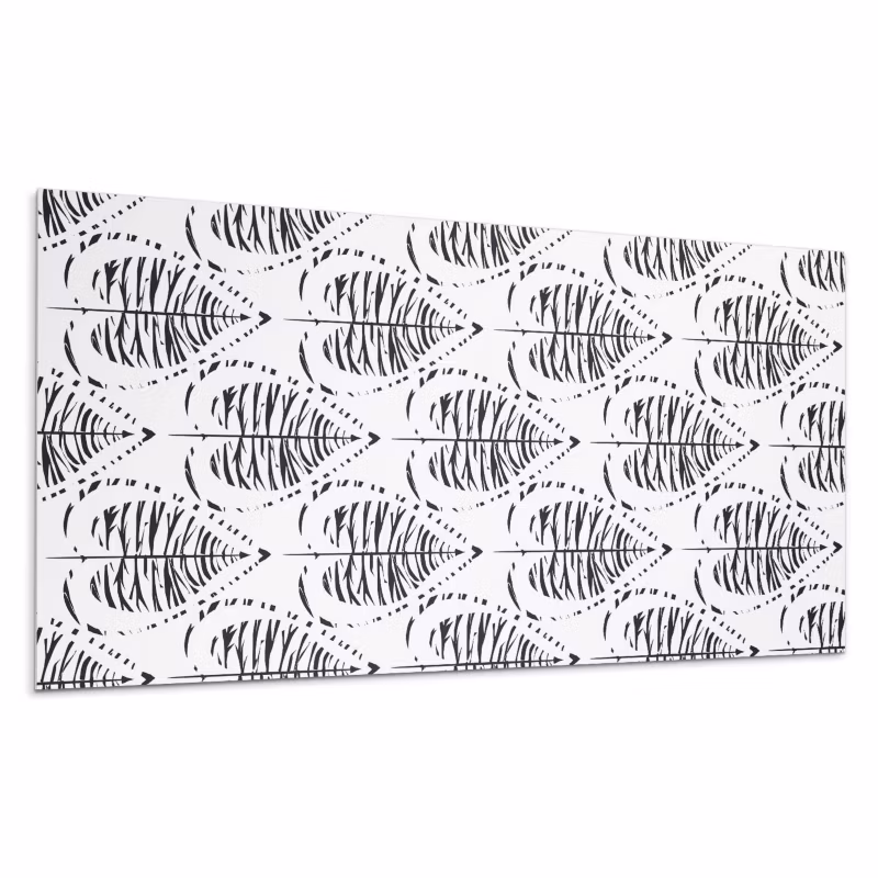 Kafelki samoprzylepne Wallfluent 60×30 cm Rytmiczne liściaste motywy 6 szt.