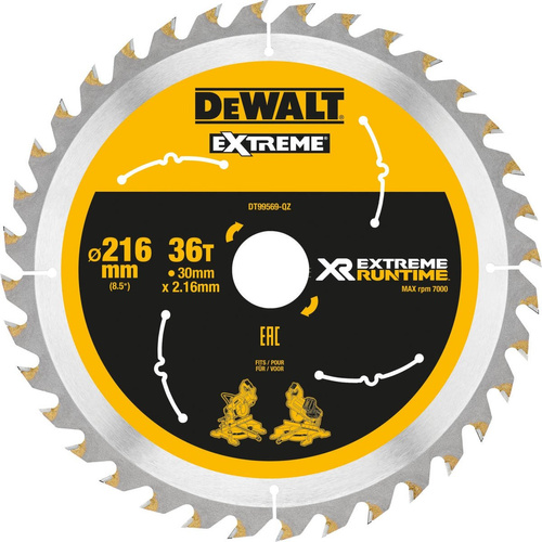 Tarcza pilarska do pilarki tarczowej FlexVolt XR DT99569-QZ DeWalt
