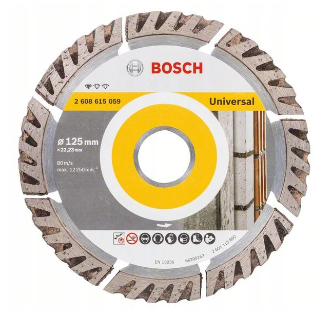 Tarcza diamentowa Bosch 2608615060 o średnicy 125 mm – zestaw 10 szt.
