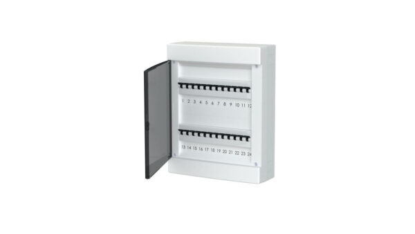 Rozdzielnica modułowa natynkowa plastikowa 2×12 IP40 C.1324-P