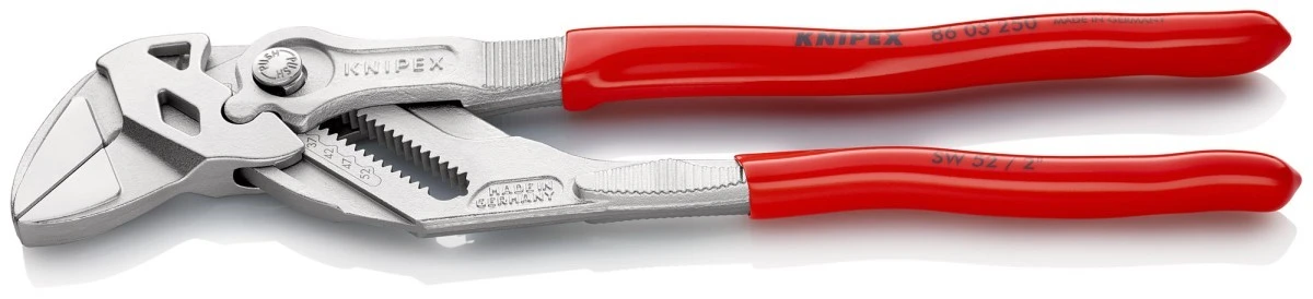 Szczypce‑klucz szczypce i klucz w jednym narzędziu z tworzywa sztucznego, powlekane chromowane 250 mm 86 03 250