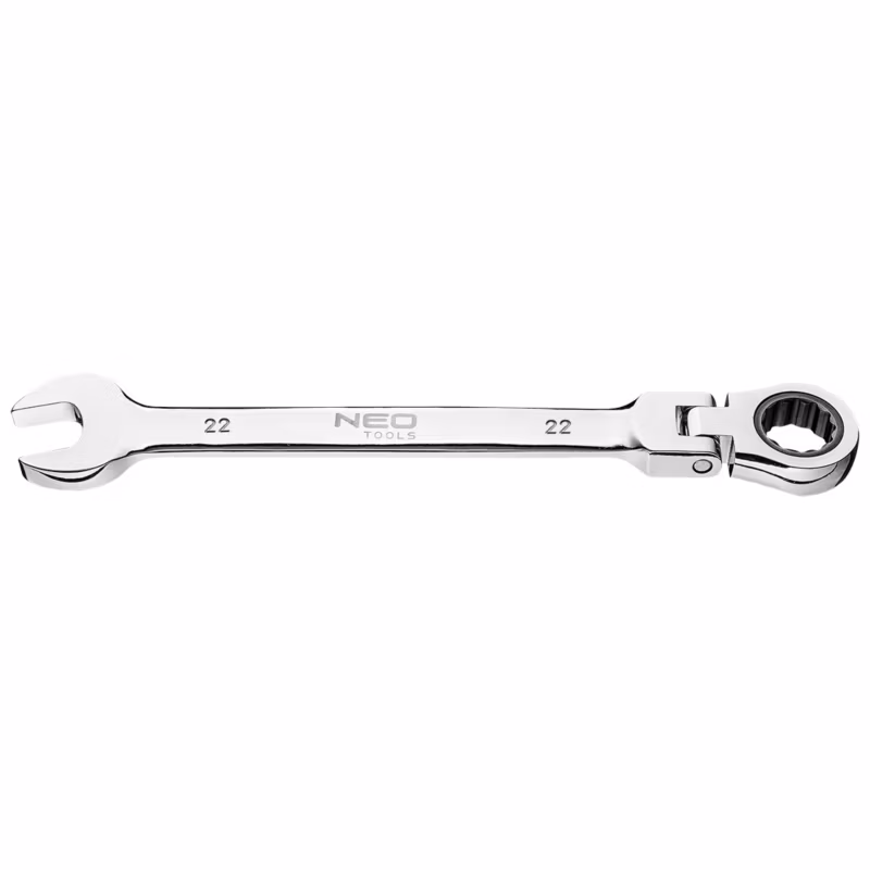 Klucz płasko-oczkowy NEO TOOLS z przegubem i grzechotką 22 mm 1 szt