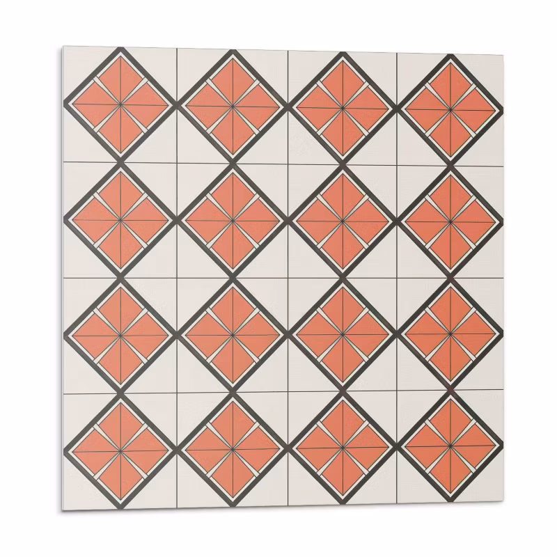 Kafelki samoprzylepne Wallfluent 20×20 cm Romby w nowoczesnej geometrii 20 szt.