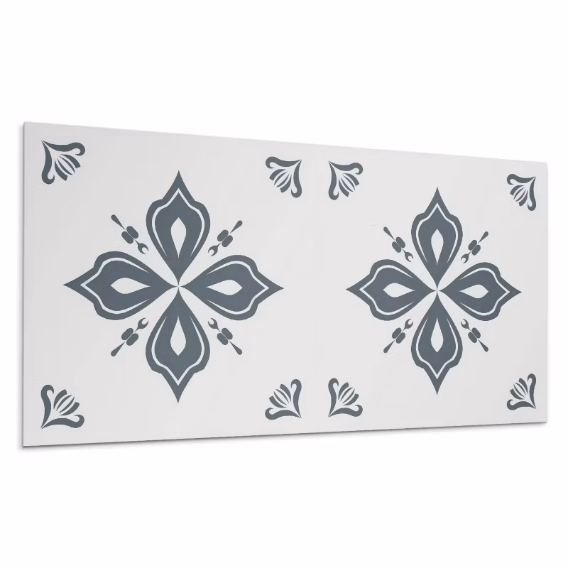 Kafelki samoprzylepne Wallfluent 60×30 cm Kwiaty w formie krzyża 6 szt.