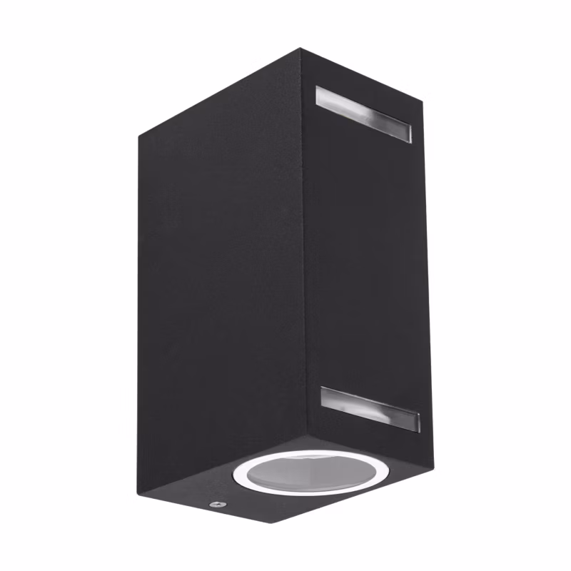 Kinkiet ścienny zewnętrzny Struhm Forest czarny 2 x GU10 x IP54 wym: 15 x 7 x 9 cm – 1 szt.