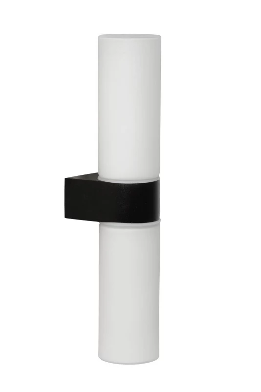 Kinkiet ścienny Lucide Jesse czarno-biały 2 x G9 x 33W IP44 wym: 29 x 5,5 x 8 cm – 1 szt.