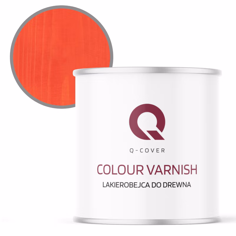 Lakierobejca do Drewna 3w1 Q-Cover Marchewkowy Satyna 2.5L