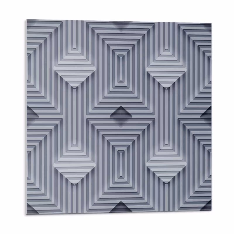Kafelki samoprzylepne Wallfluent 30×30 cm Wielowarstwowe motywy geometryczne 9 szt.