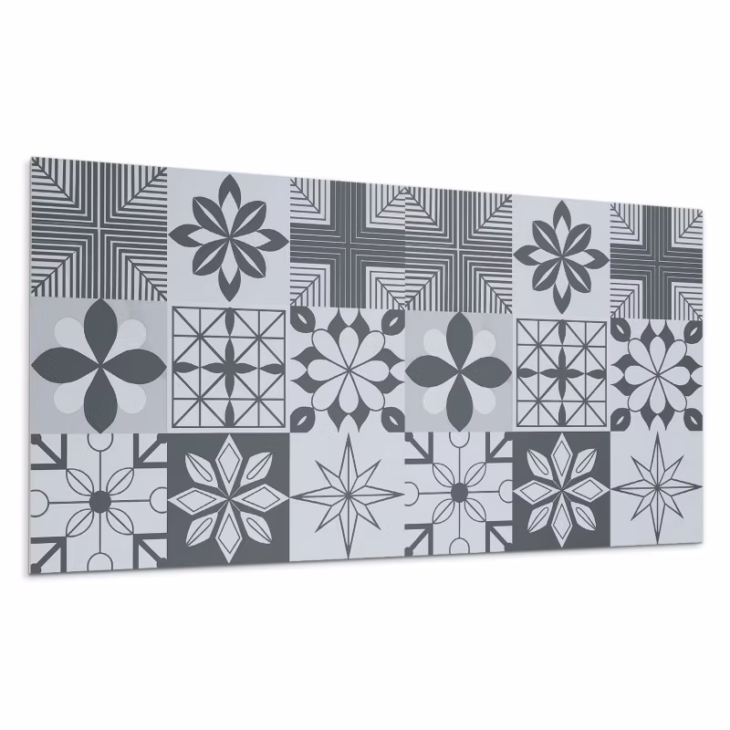 Kafelki samoprzylepne Wallfluent 60×30 cm Mozaikowe kształty w geometrycznym stylu 6 szt.
