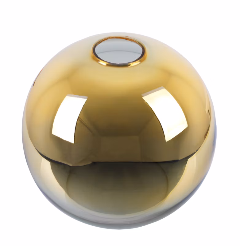 Klosz do lampy wiszącej Light Home LH Bergen E27 złoty szklany 15x12cm 1szt.