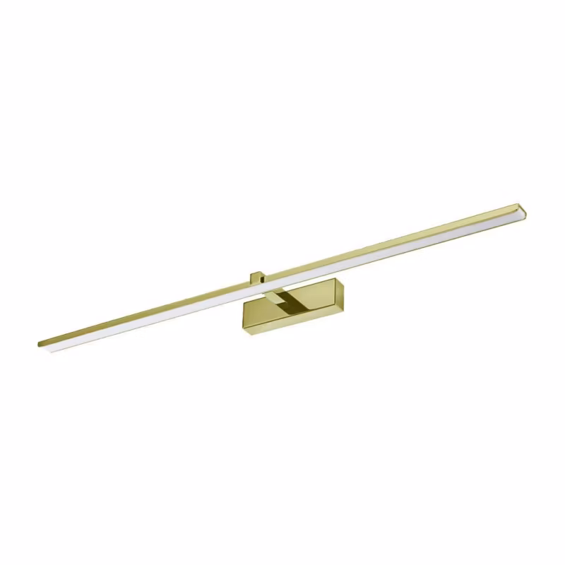 Kinkiet ścienny IdeaLED Venus złoto-biały nad lustro LED 18W 4200K 1100lm IP44 wym: 5 x 90 x 13 cm – 1 szt.